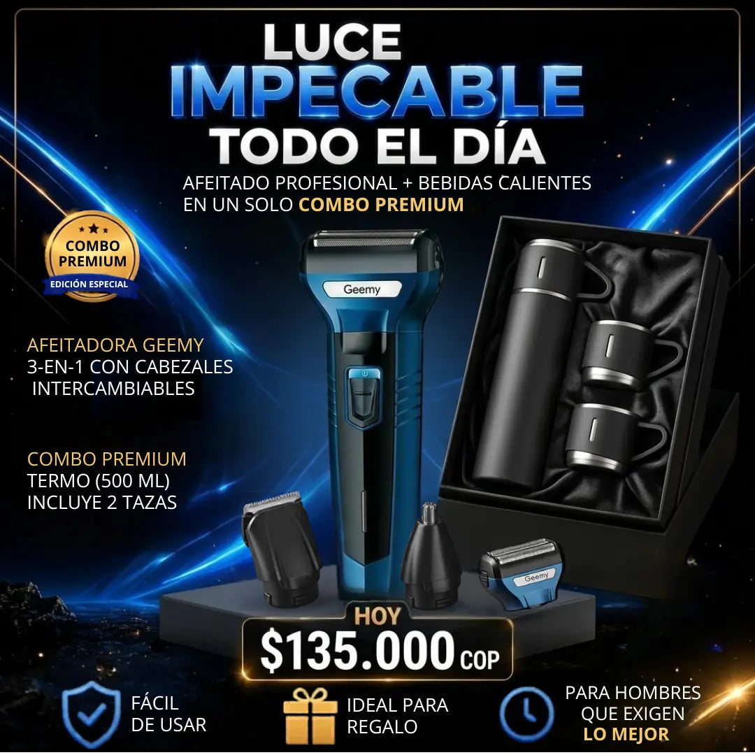 El kit que todo hombre necesita para verse impecable cada día.