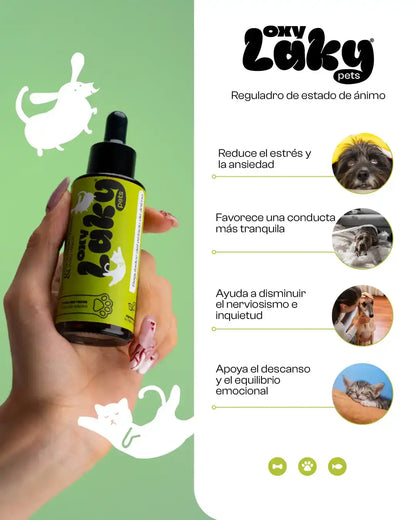 Oxy laky™ Pets- Sistema Homeopático de Longevidad kit 360º