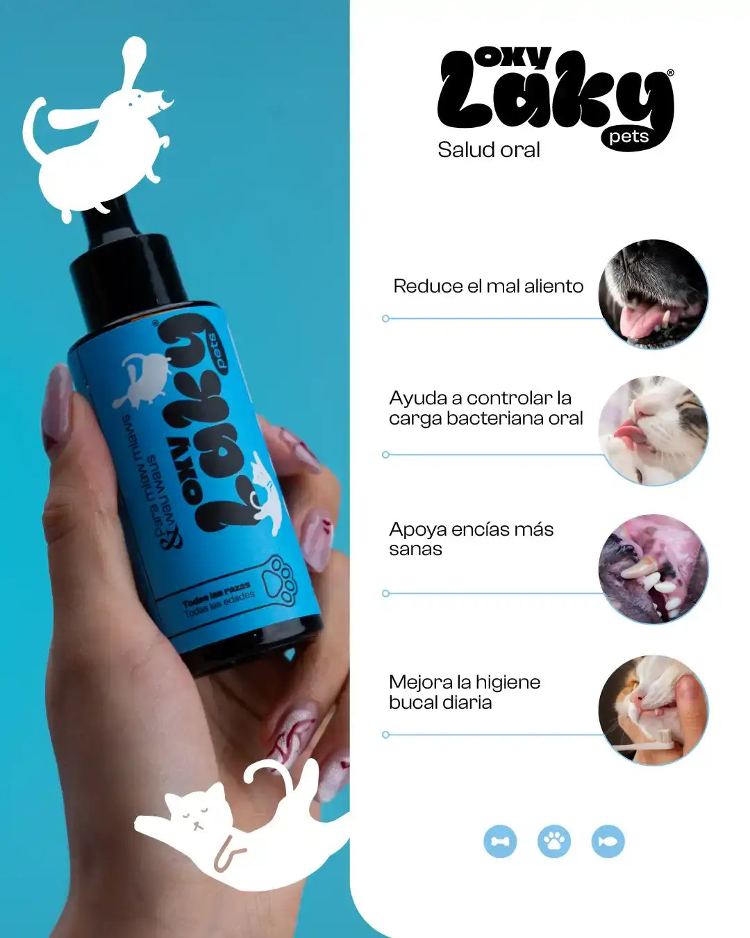 Oxy laky™ Pets- Sistema Homeopático de Longevidad kit 360º